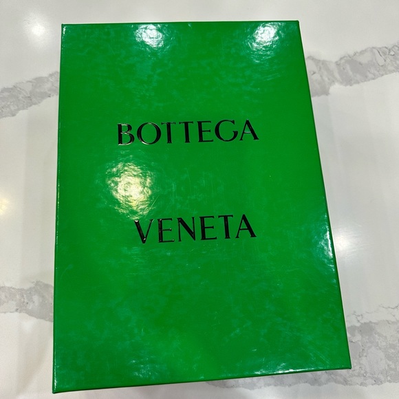 Bottega Veneta Sparkle Stretch Lace Up Green Heels 💚 - Picture 6 of 7